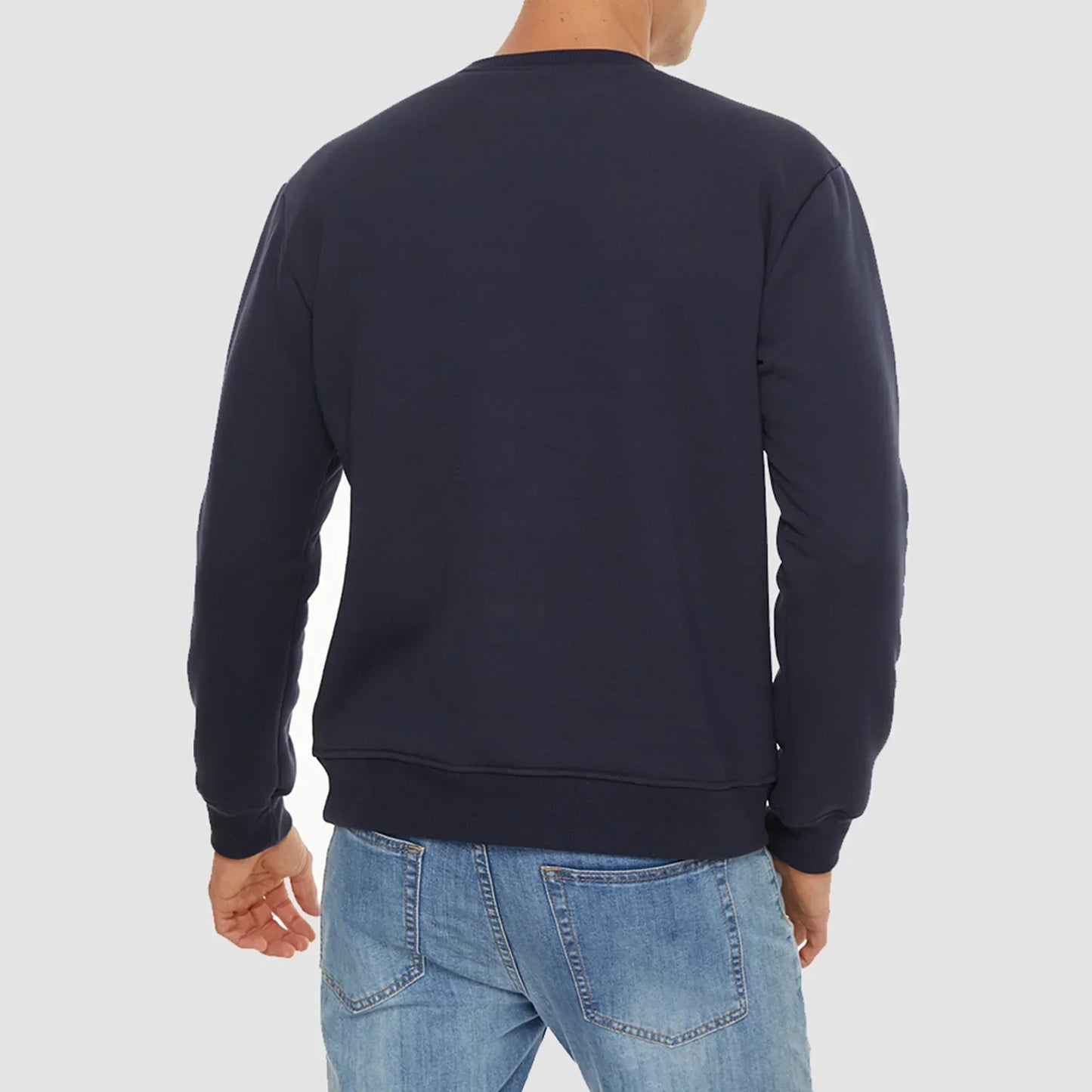 Sweatshirt – Warm – Rundhalsausschnitt – Winterpullover – Fleecegefütterte Sweatshirts für Männer-Chaps Herrenmode