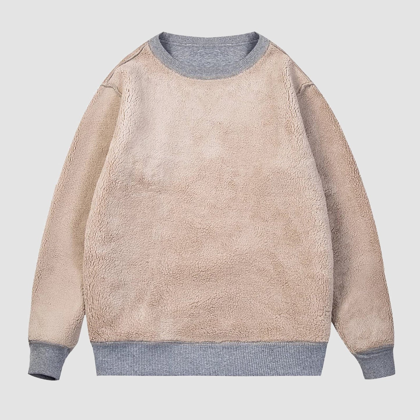 Sweatshirt – Warm – Rundhalsausschnitt – Winterpullover – Fleecegefütterte Sweatshirts für Männer-Chaps Herrenmode