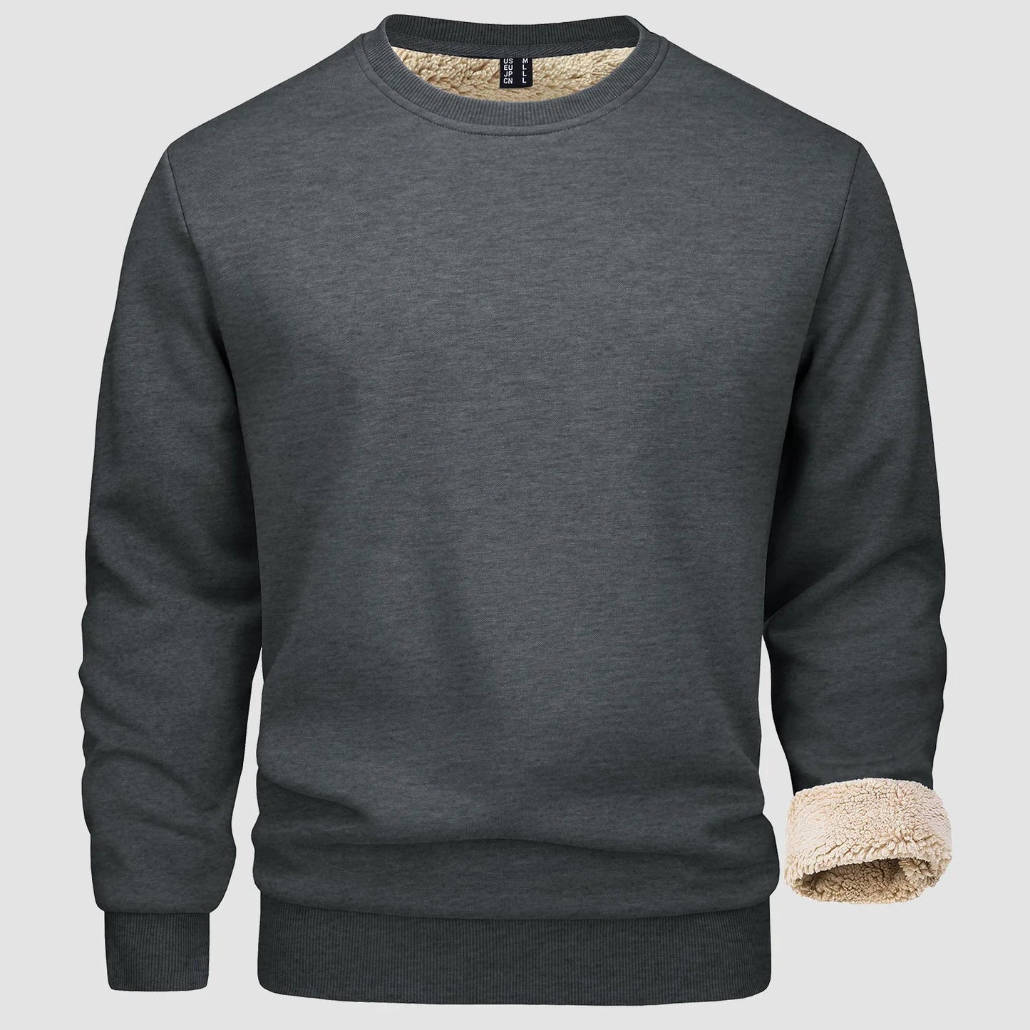 Sweatshirt – Warm – Rundhalsausschnitt – Winterpullover – Fleecegefütterte Sweatshirts für Männer-Chaps Herrenmode