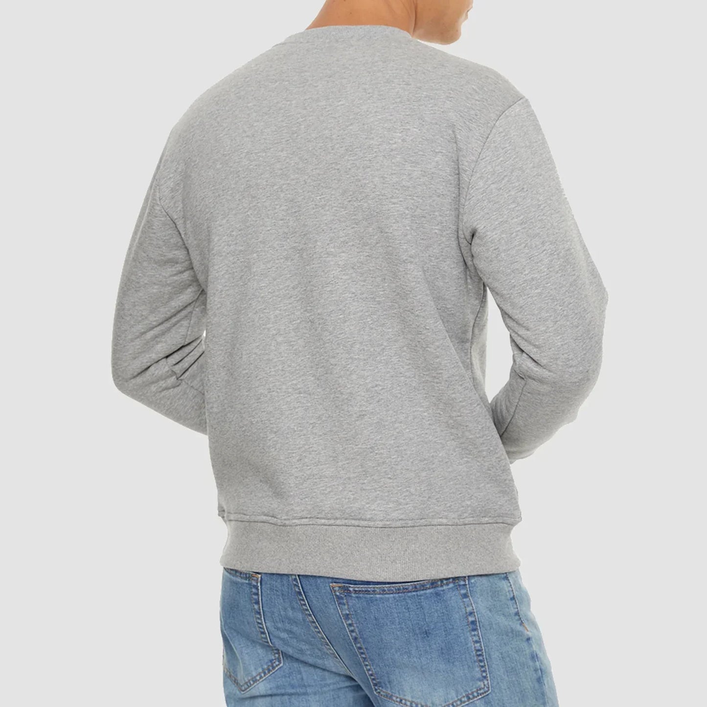 Sweatshirt – Warm – Rundhalsausschnitt – Winterpullover – Fleecegefütterte Sweatshirts für Männer-Chaps Herrenmode