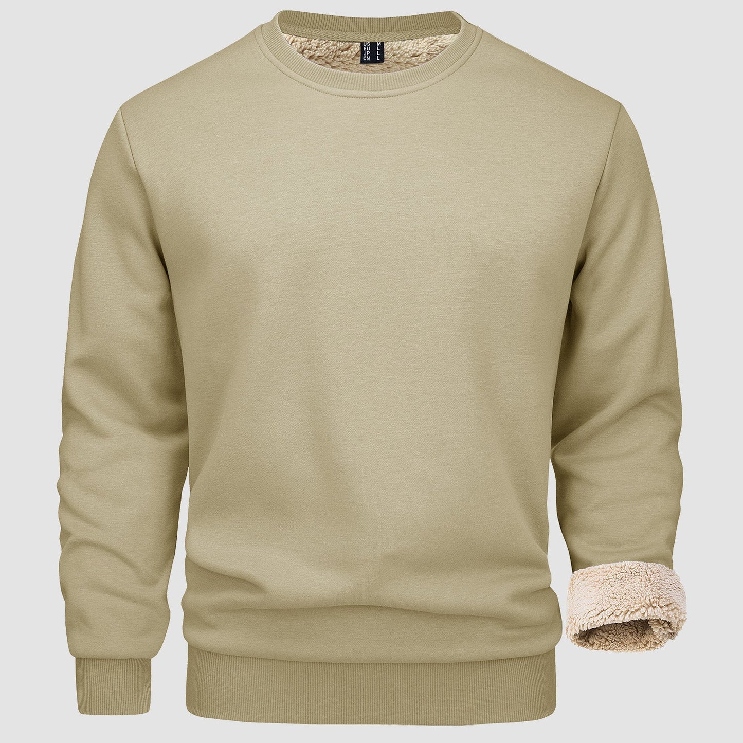 Sweatshirt – Warm – Rundhalsausschnitt – Winterpullover – Fleecegefütterte Sweatshirts für Männer-Chaps Herrenmode