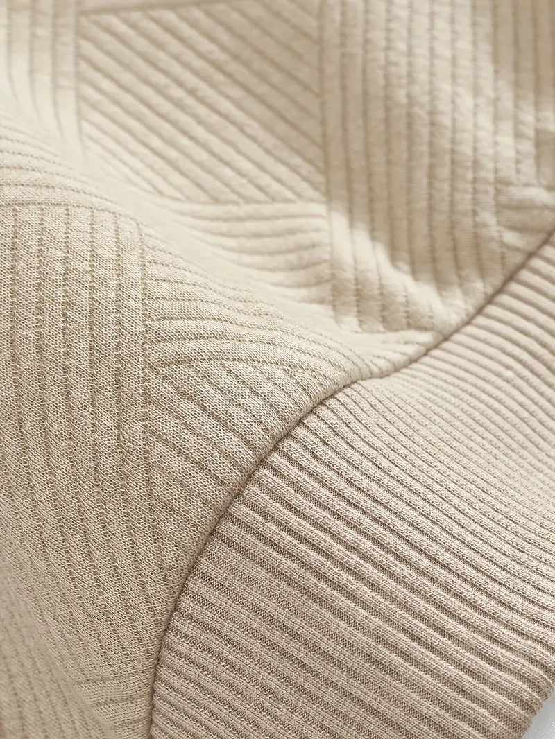 Sweatshirt mit Viertelreißverschluss | Mit Kragen | Normaler Reißverschluss | Herren-Pullover mit halbem Reißverschluss | Herrenbekleidung-Chaps Herrenmode