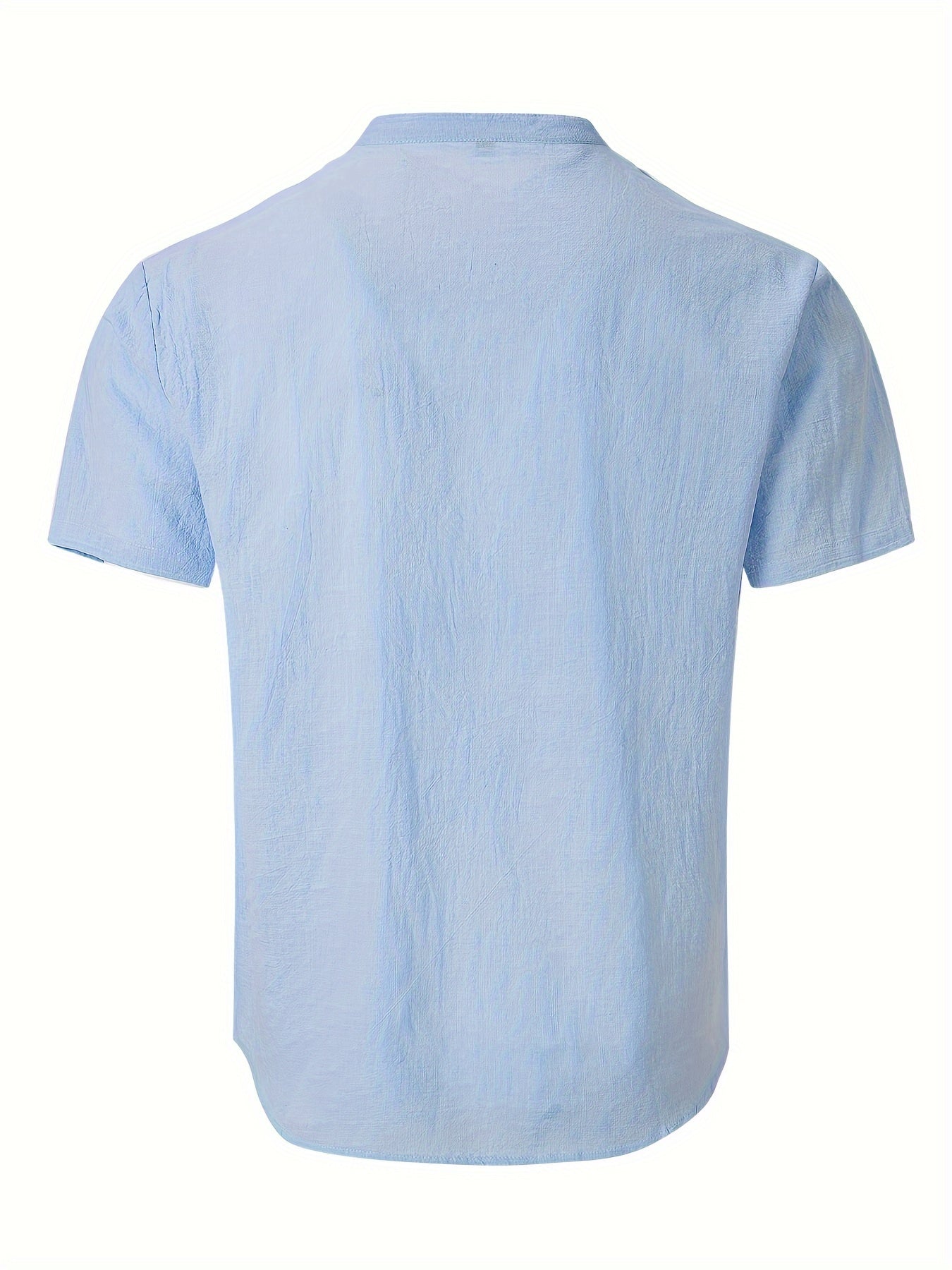 T-Shirt - Leichtgewicht - Knopfleiste - Sommerhemd - Herrenbekleidung-Chaps Herrenmode