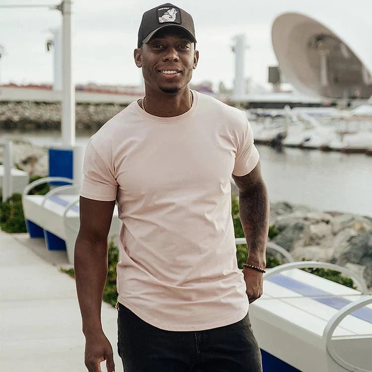 T-Shirt – atmungsaktives Kurzarm-Shirt mit Rundhalsausschnitt für Herren-Chaps Herrenmode