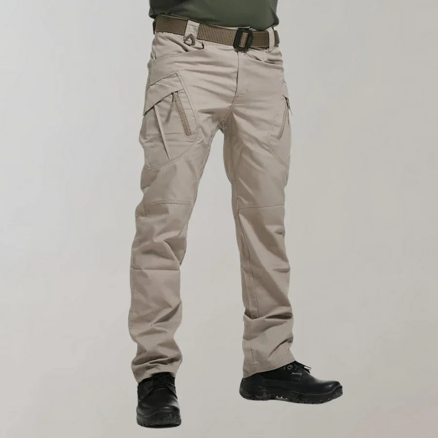 Taktische Hose | Elastisch | Gerade geschnittenes Bein | Cargohose | Herren-Khaki-M-Chaps Herrenmode