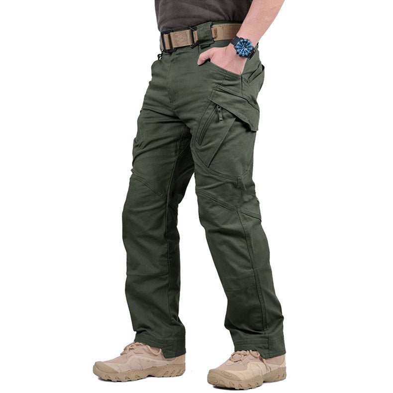 Taktische Hose – Wasserdicht – Freizeit – Cargohose – Herrenhose-Armeegrün-S-Chaps Herrenmode
