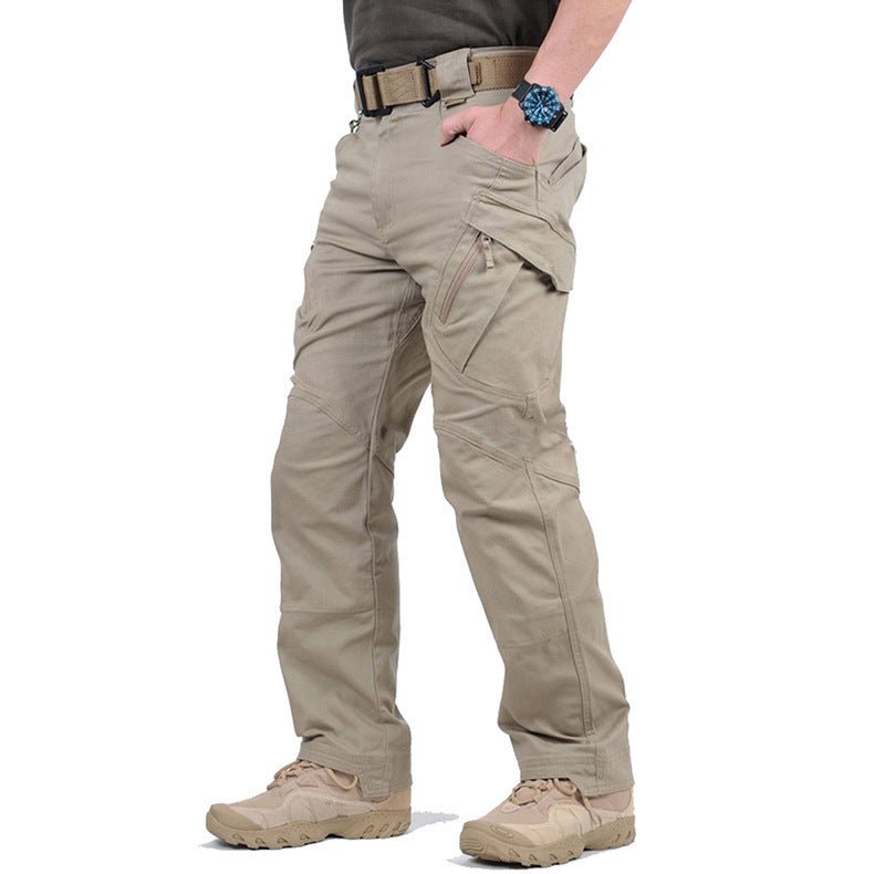Taktische Hose – Wasserdicht – Freizeit – Cargohose – Herrenhose-Khaki-S-Chaps Herrenmode