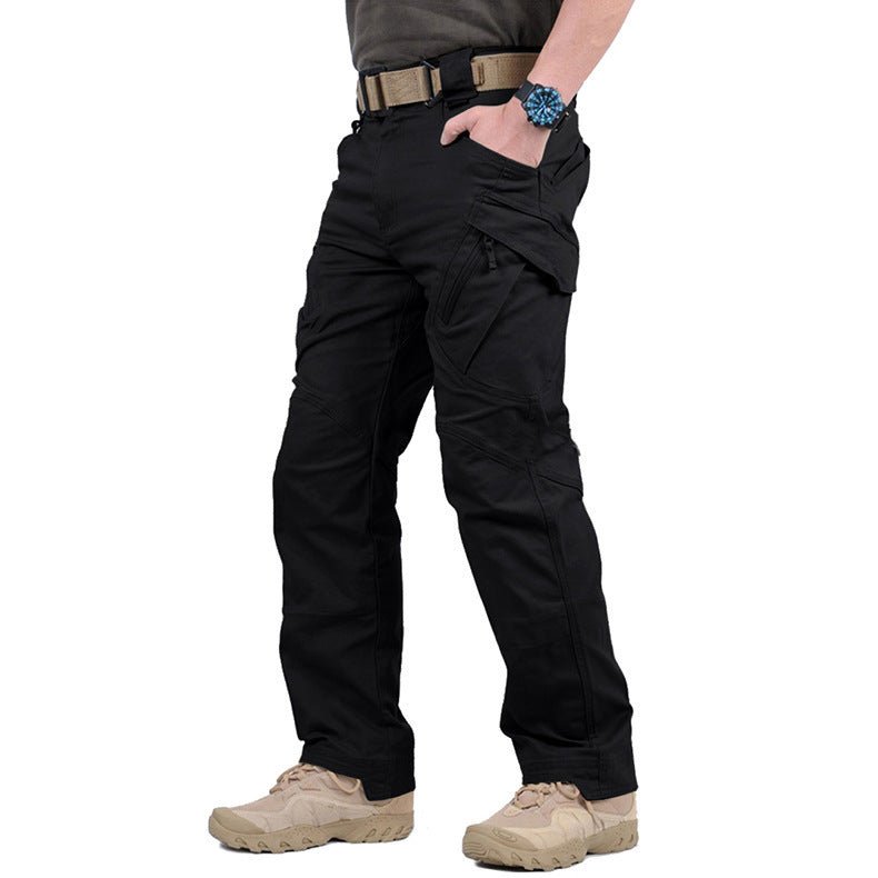 Taktische Hose – Wasserdicht – Freizeit – Cargohose – Herrenhose-Schwarz-S-Chaps Herrenmode