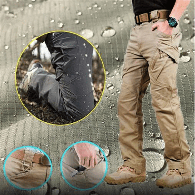 Taktische Hose - Wasserdicht - Gerades Bein - Wander-Trekking-Hose - Herren Cargo-Hose-Chaps Herrenmode