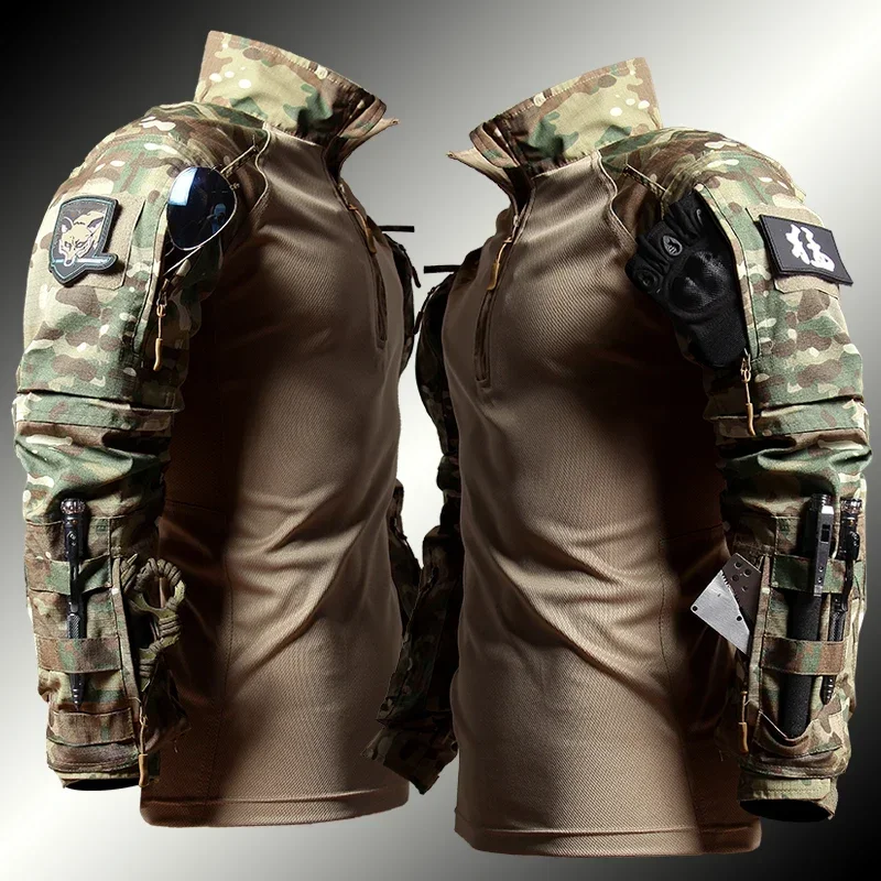 Tarnset – Outdoor – Cargohosen – Militärkleidung – Taktisches Set-Chaps Herrenmode