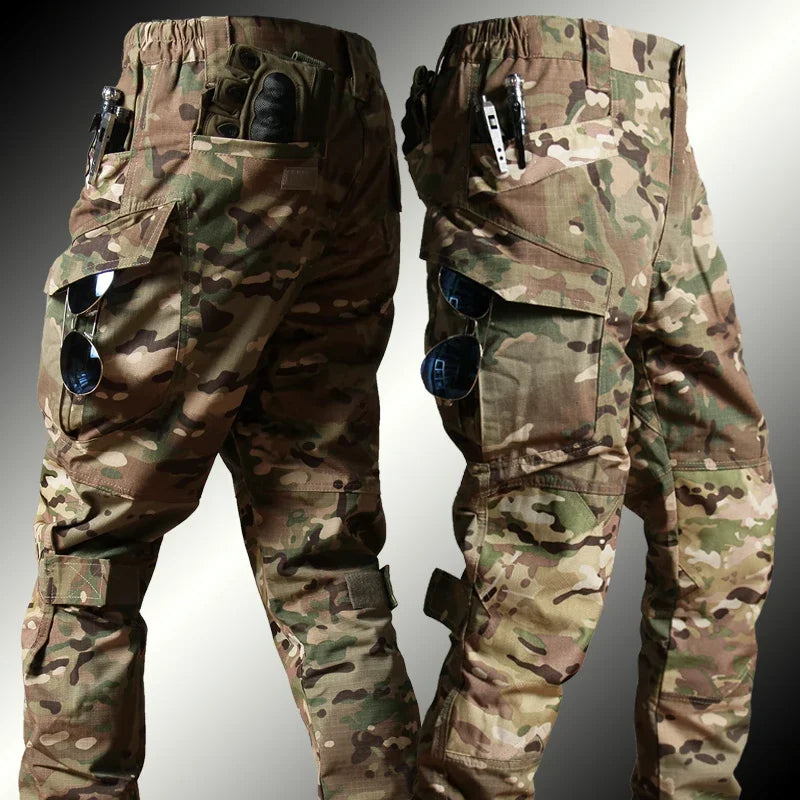 Tarnset – Outdoor – Cargohosen – Militärkleidung – Taktisches Set-Chaps Herrenmode