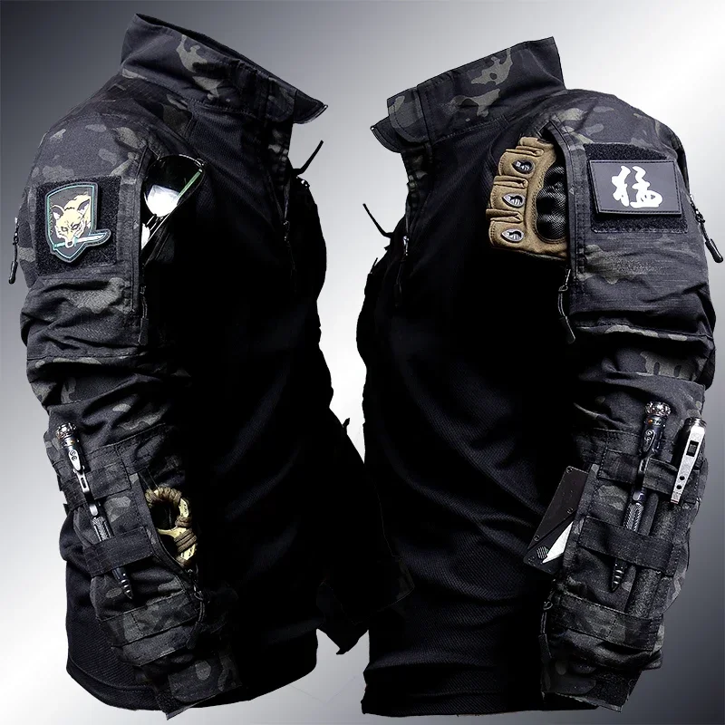 Tarnset – Outdoor – Cargohosen – Militärkleidung – Taktisches Set-Chaps Herrenmode