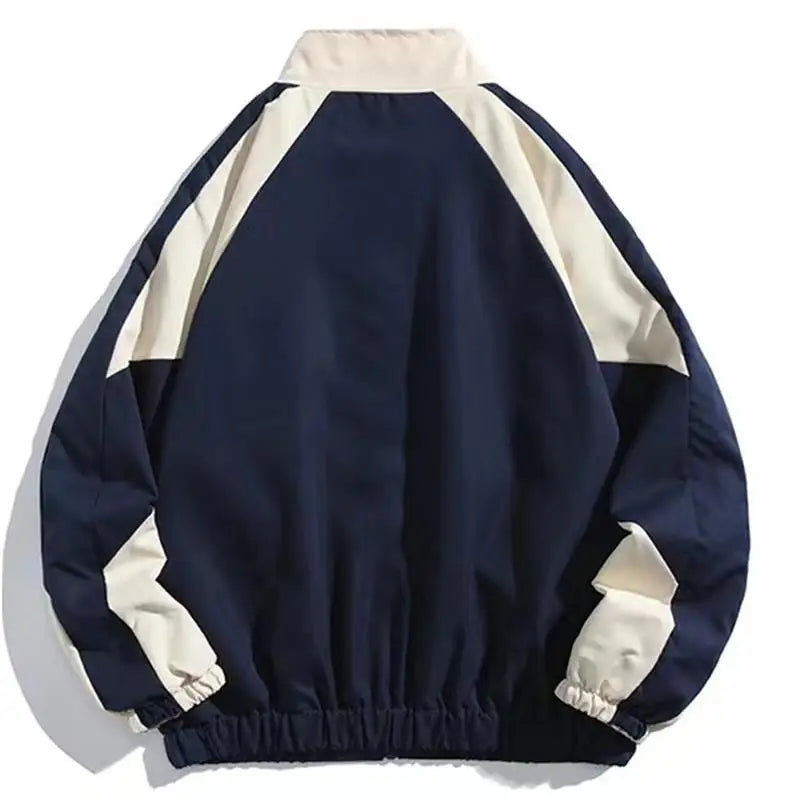 Trainingsjacke – mit Reißverschluss – Oversized – Windjacke – Herrenjacke-Chaps Herrenmode