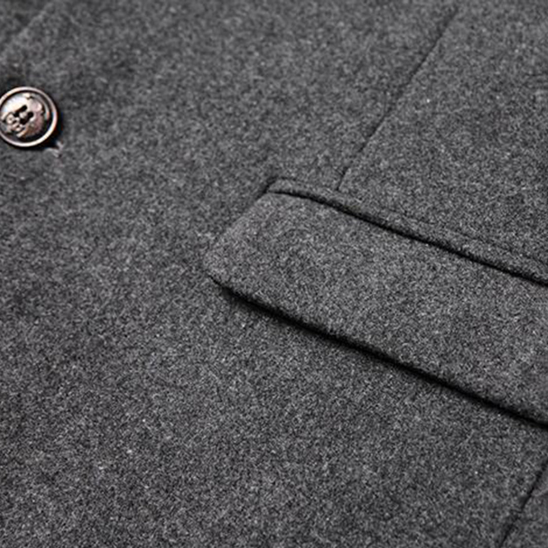Trenchcoat aus Wolle - Einreihig - Mittellang - Trenchcoat - Herrenjacken-Chaps Herrenmode