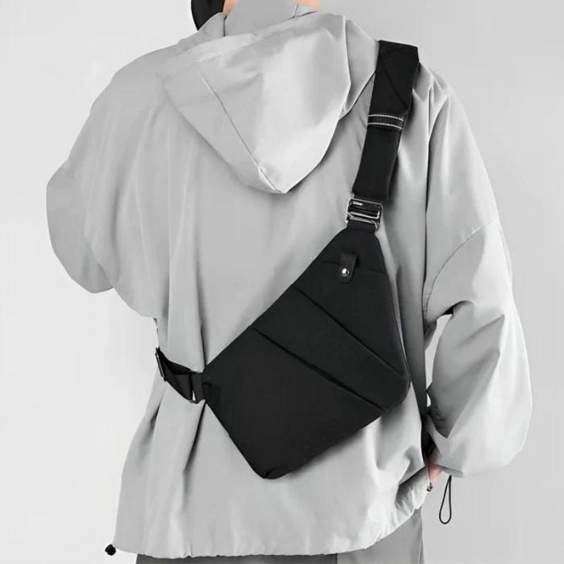 Umhängetasche – verstellbar – diebstahlsicher – Brustbeutel – Herrentaschen-Chaps Herrenmode