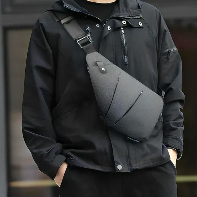 Umhängetasche – verstellbar – diebstahlsicher – Brustbeutel – Herrentaschen-Chaps Herrenmode