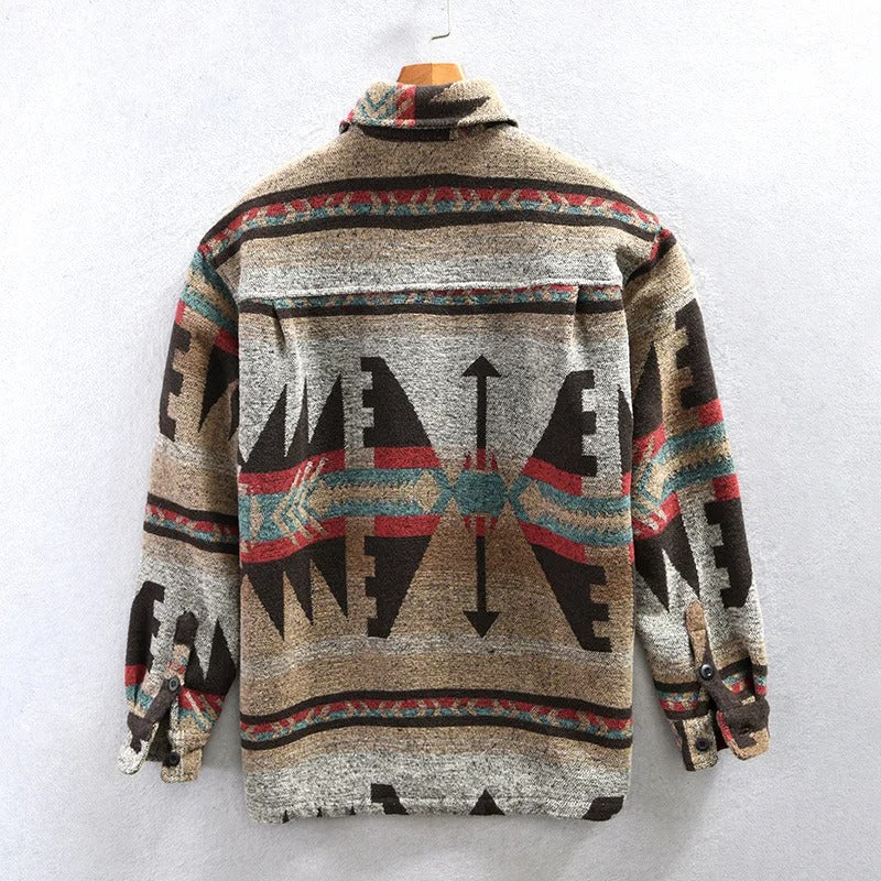 Vintage-Jacke – bedruckt – Overshirt-Jacke – Herrenjacke-Chaps Herrenmode