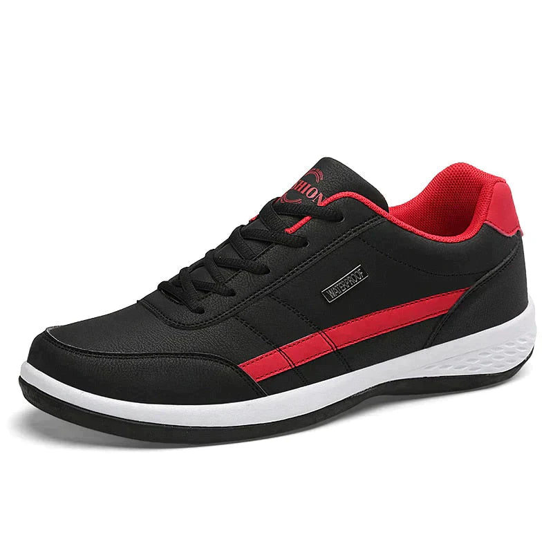 Walking-Schuhe – Schnürschuhe – Orthopädisch – Herren-Sneaker – Turnschuhe-Rot-39-Chaps Herrenmode