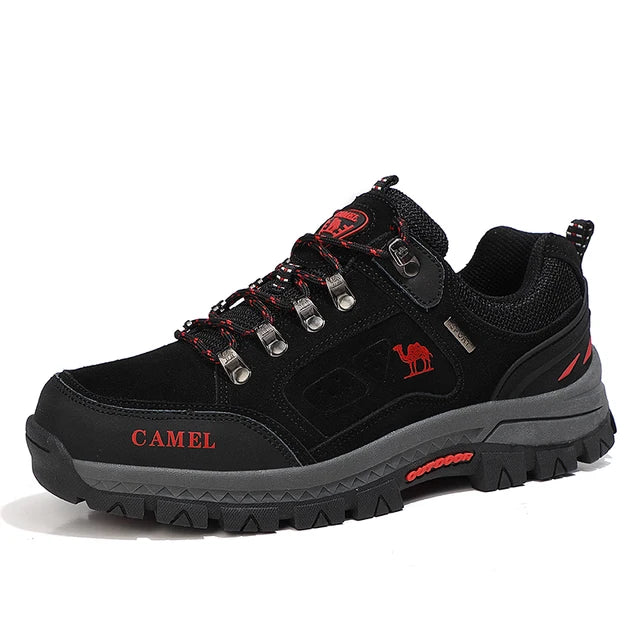 Wanderschuhe – Outdoor – Orthopädisch – Wanderschuhe – Herrenschuhe-Schwarz-Rot-38-Chaps Herrenmode