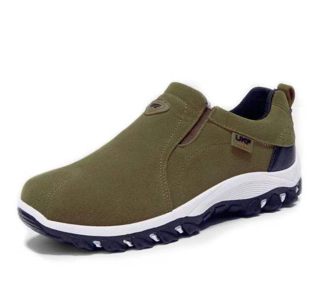 Wanderschuhe | Rutschfest | Orthopädische Schuhe | Schlupfschuhe | Herrenschuhe-Grün-39-Chaps Herrenmode