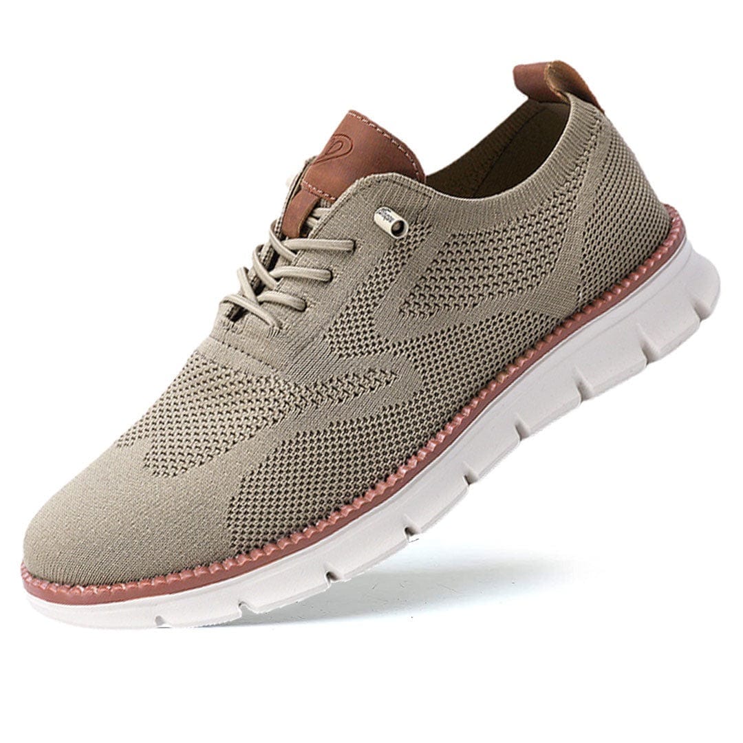 Wanderschuhe | Slip-On | Ergonomisch | Mesh-Sneaker | Herrenschuhe-Grau-40-Chaps Herrenmode