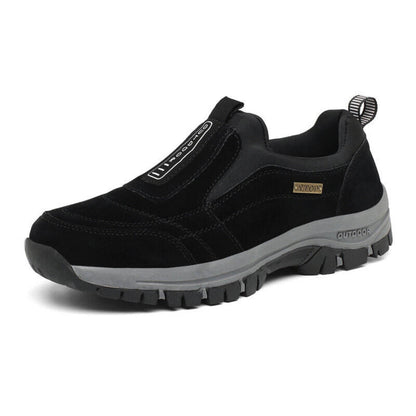 Wanderschuhe | Slip-On | Orthopädische Schuhe | Wanderschuhe | Herrenschuhe-Schwarz-39-Chaps Herrenmode