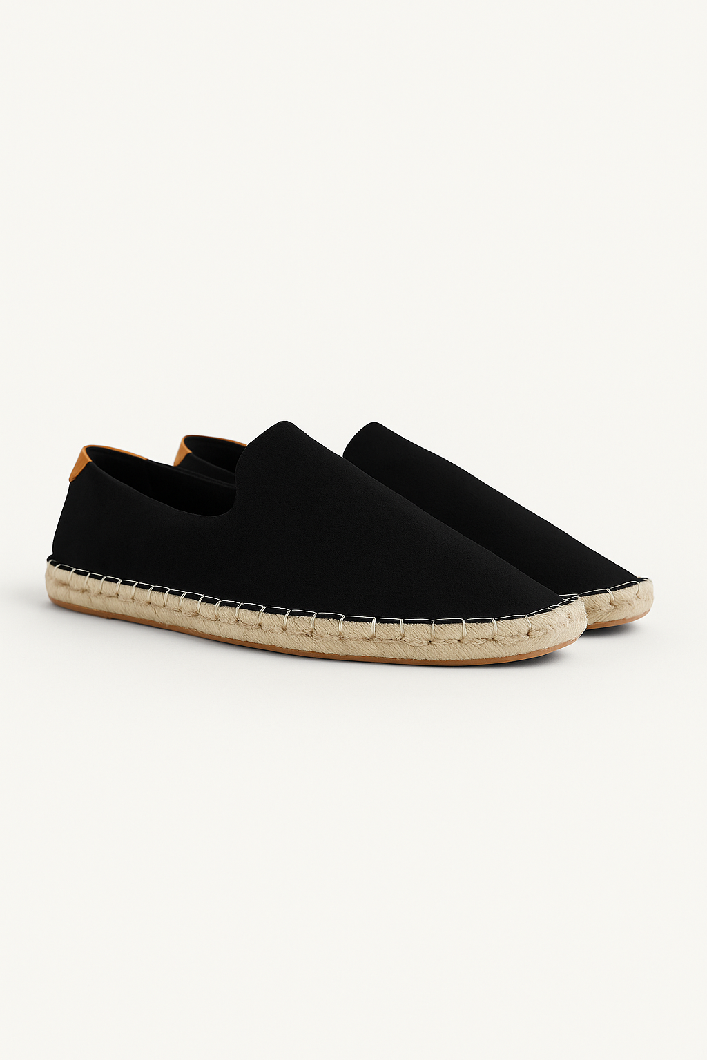 Wildleder Loafers - Bequem - Slip-On - Sommer Loafers - Herrenschuhe-Schwarz-38-Chaps Herrenmode
