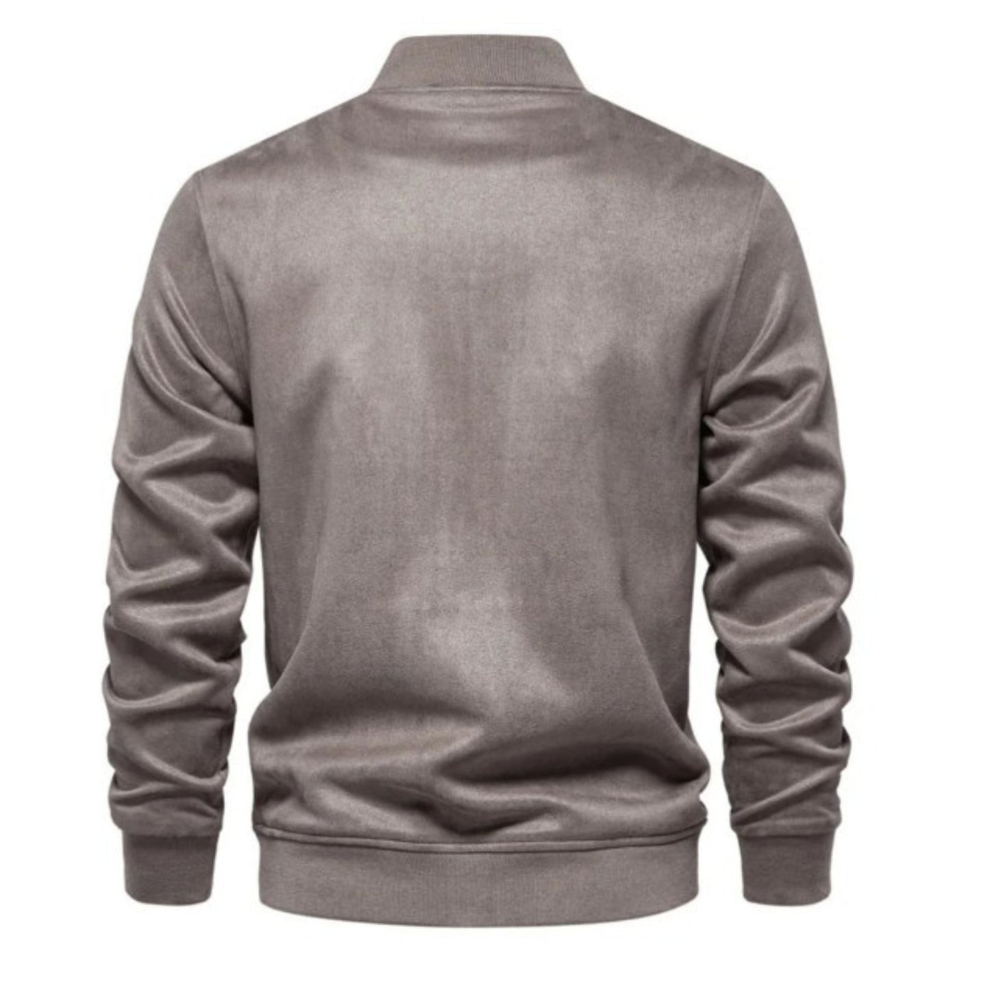 Wildlederjacke - Button-Up - Dünn - Freizeitjacke - Herrenjacke-Chaps Herrenmode