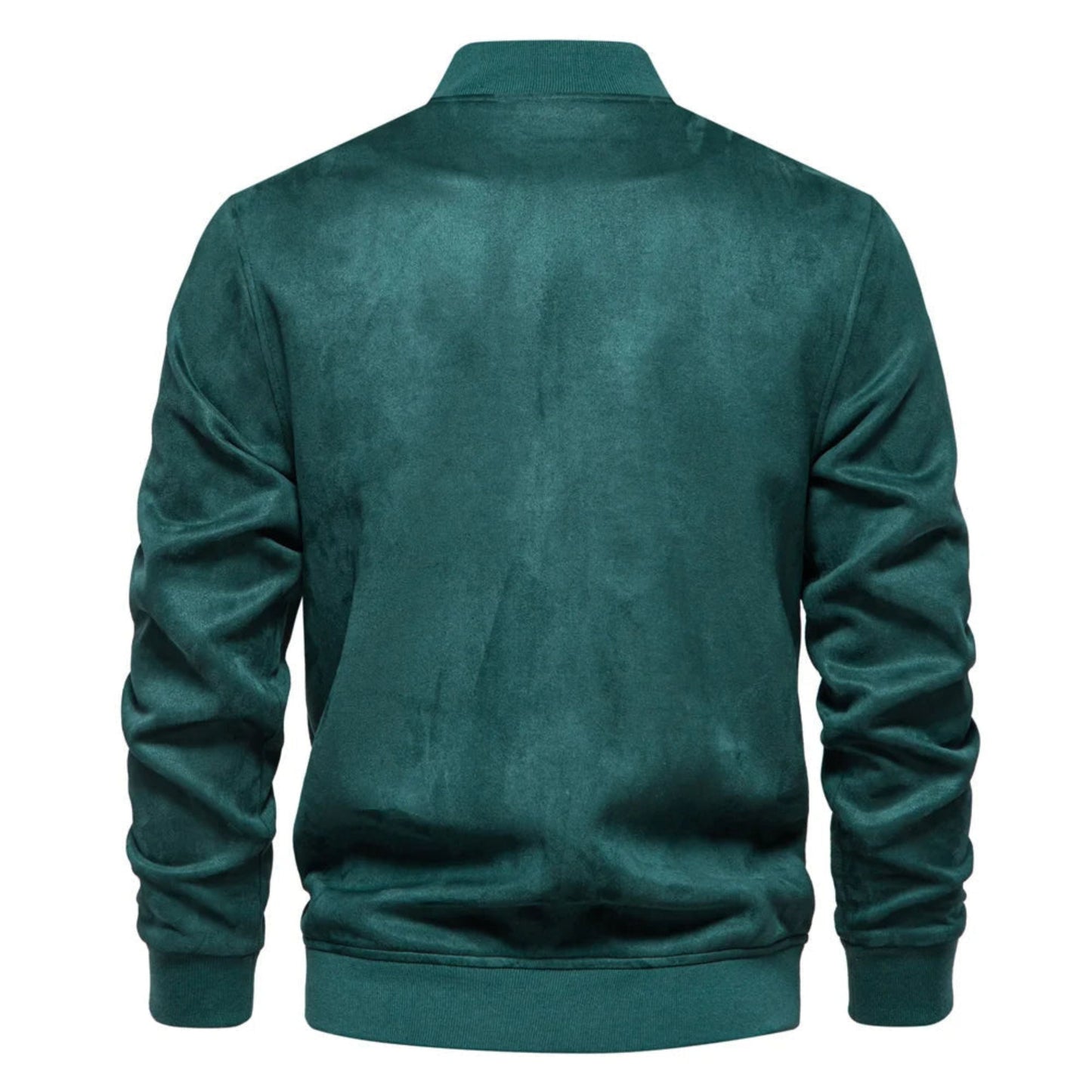 Wildlederjacke - Button-Up - Dünn - Freizeitjacke - Herrenjacke-Chaps Herrenmode