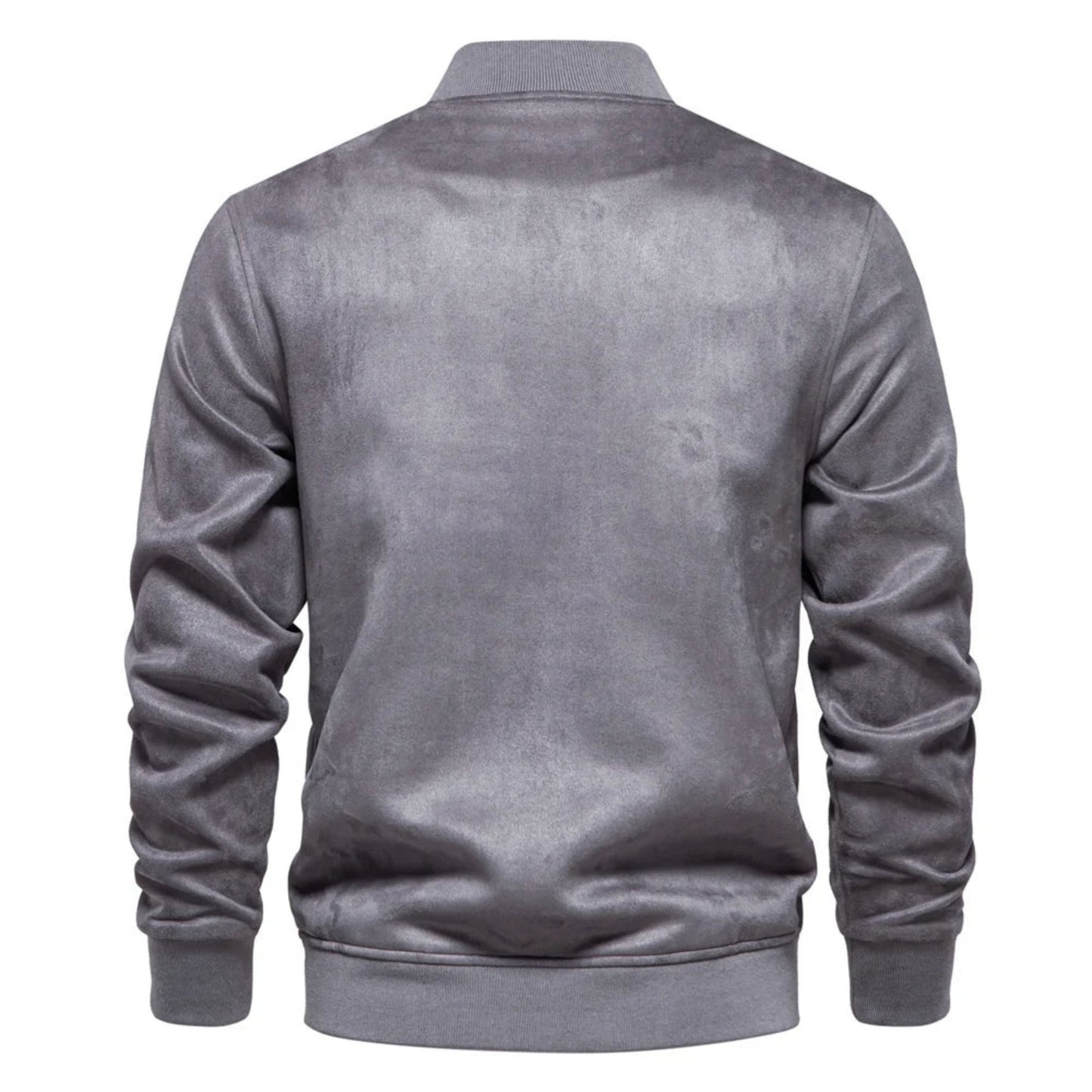 Wildlederjacke - Button-Up - Dünn - Freizeitjacke - Herrenjacke-Chaps Herrenmode