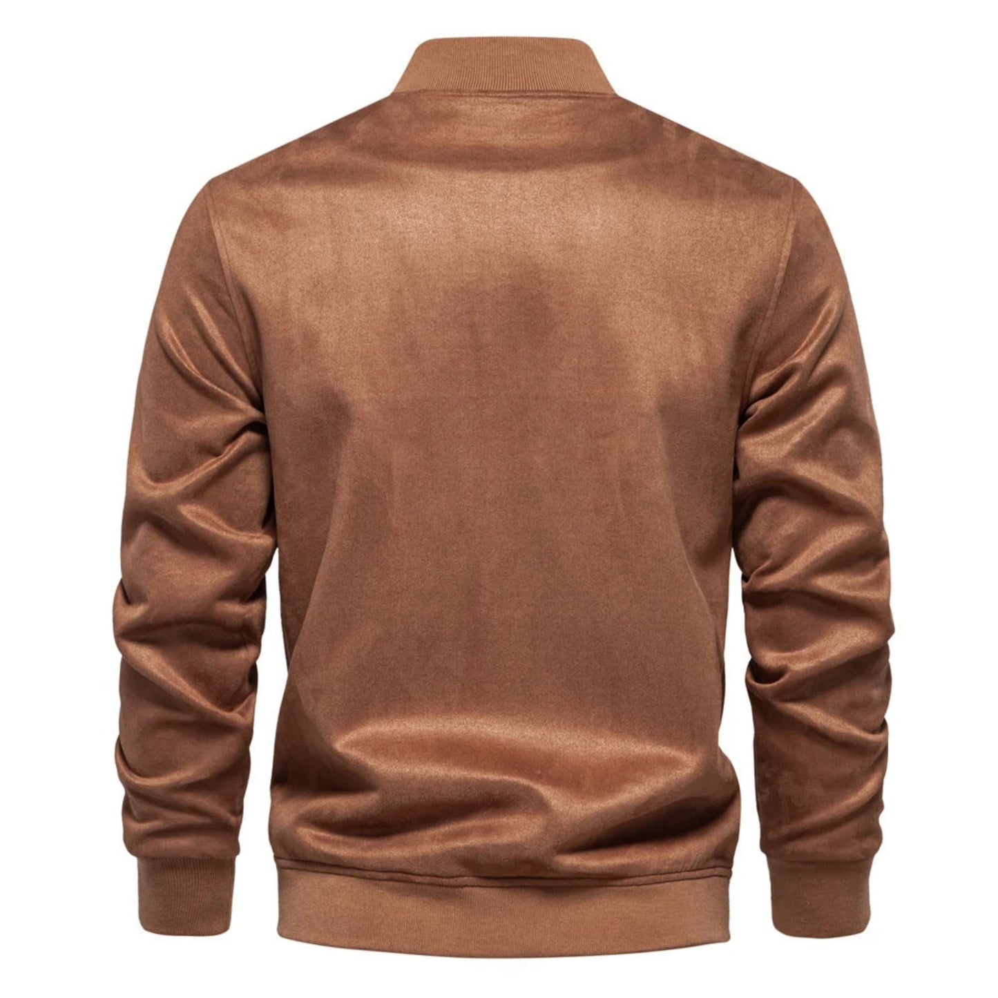 Wildlederjacke - Button-Up - Dünn - Freizeitjacke - Herrenjacke-Chaps Herrenmode