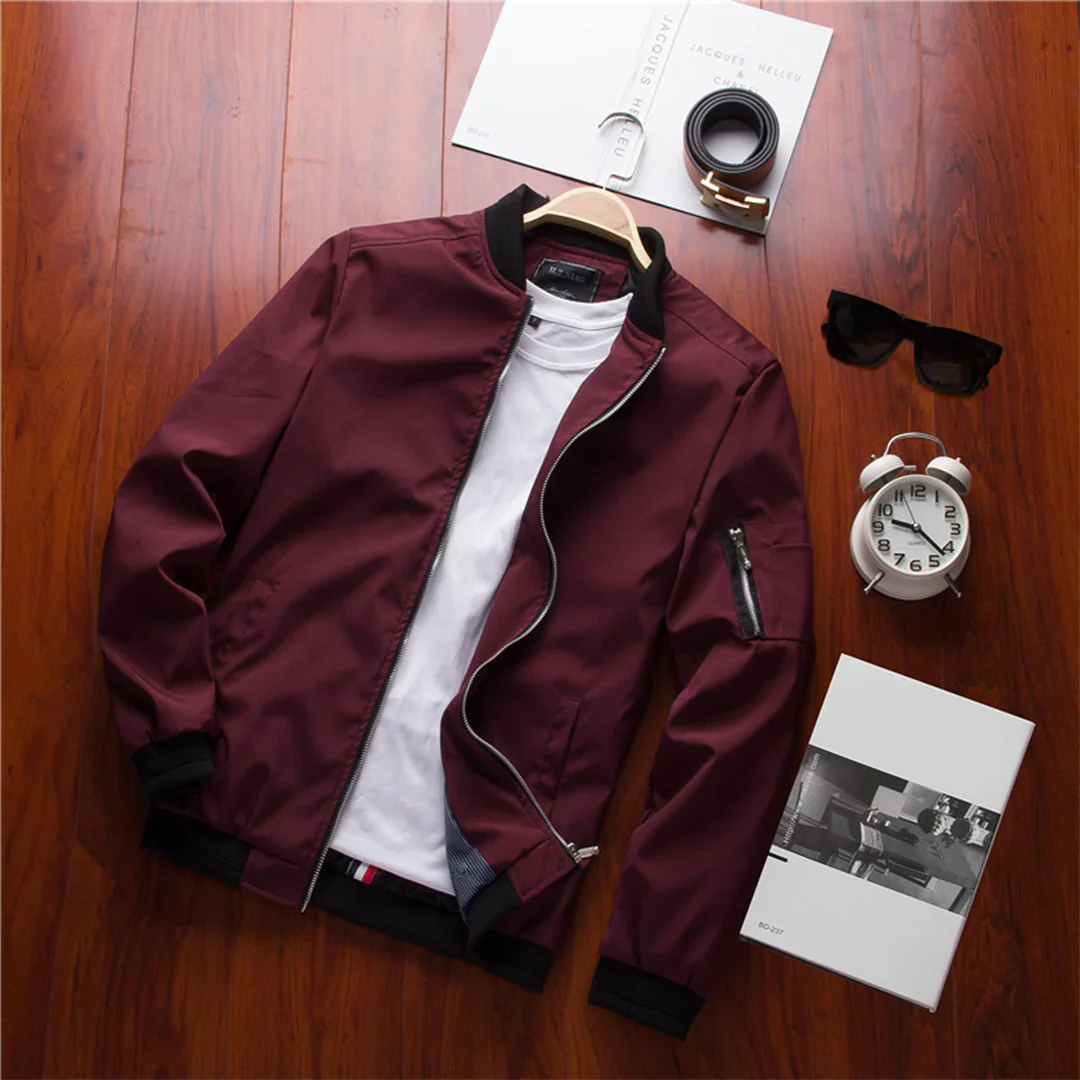 Winddichte Jacke – wasserdicht – Herbst – Bomberjacke – Herrenjacke-Chaps Herrenmode