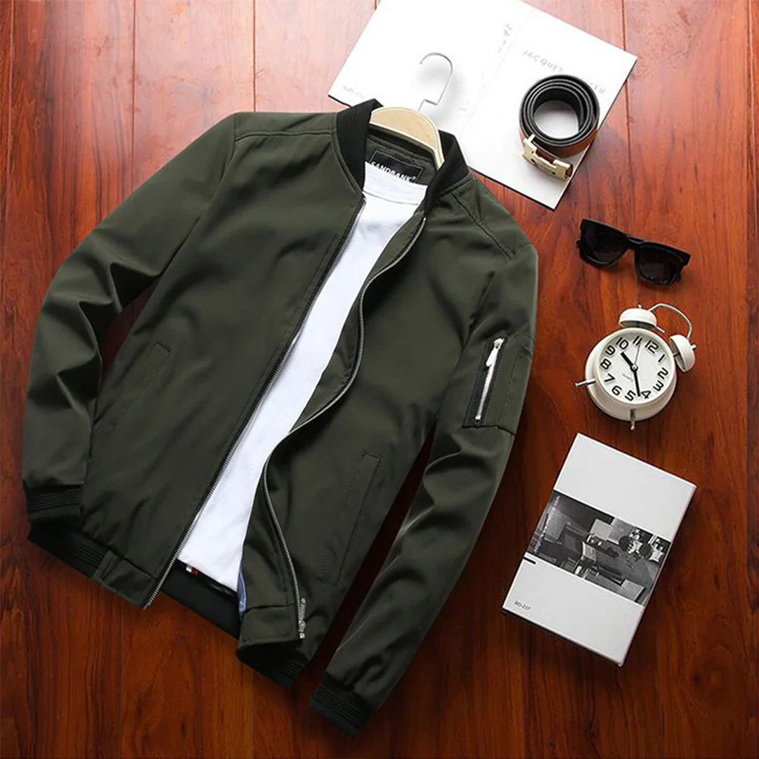 Winddichte Jacke – wasserdicht – Herbst – Bomberjacke – Herrenjacke-Chaps Herrenmode