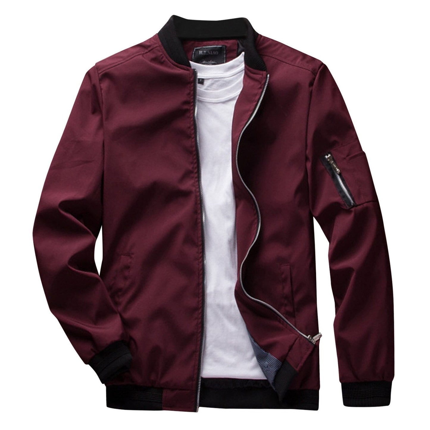 Winddichte Jacke – wasserdicht – Herbst – Bomberjacke – Herrenjacke-Rot-S-Chaps Herrenmode