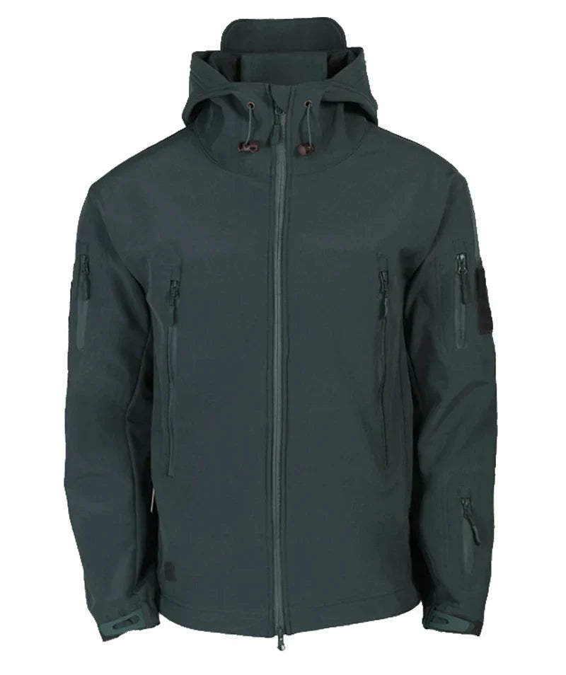 Windjacke | Mit Kapuze | Taktisch | Outdoor-Jacke | Wasserdichte Regenjacke für Männer-Chaps Herrenmode