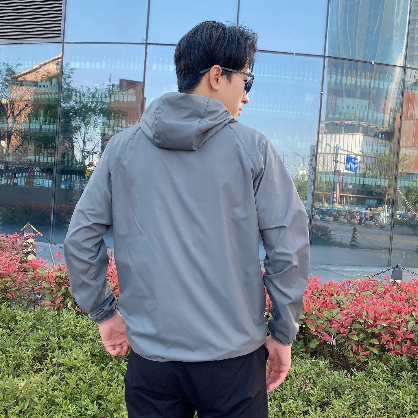 Windjacke | Reißverschluss | Kapuze | Leichte Jacke | Herrenjacke-Chaps Herrenmode