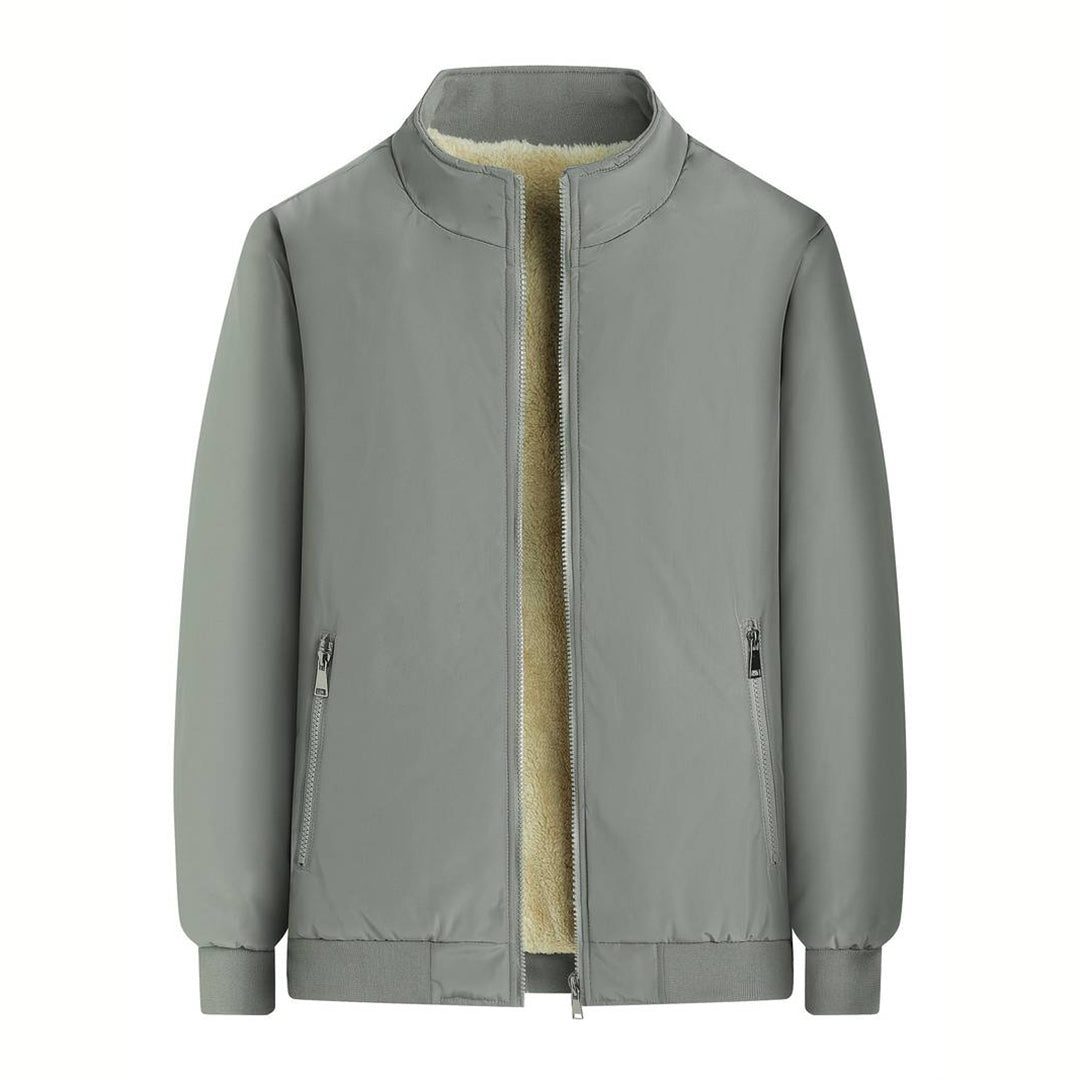 Winter Bomberjacke - Fleece gefüttert - Zip-Up - Winterjacke - Bomberjacke für Männer-Chaps Herrenmode