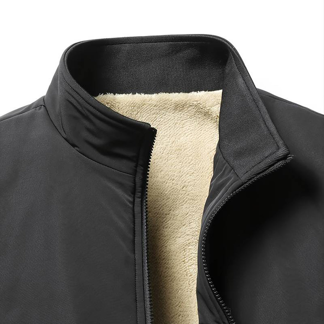 Winter Bomberjacke - Fleece gefüttert - Zip-Up - Winterjacke - Bomberjacke für Männer-Chaps Herrenmode