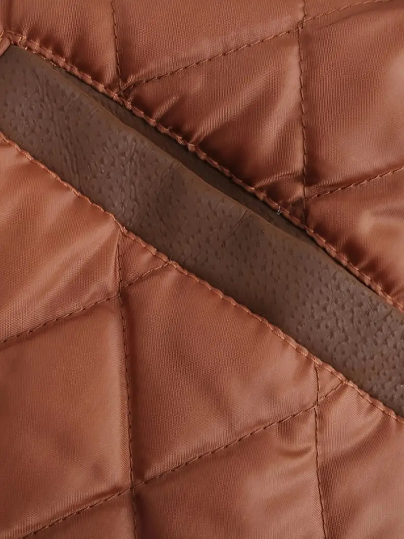 Winter-Lederjacke | Kunstleder | Kapuzenjacke | Steppfutterjacke | Herrenjacken-Chaps Herrenmode