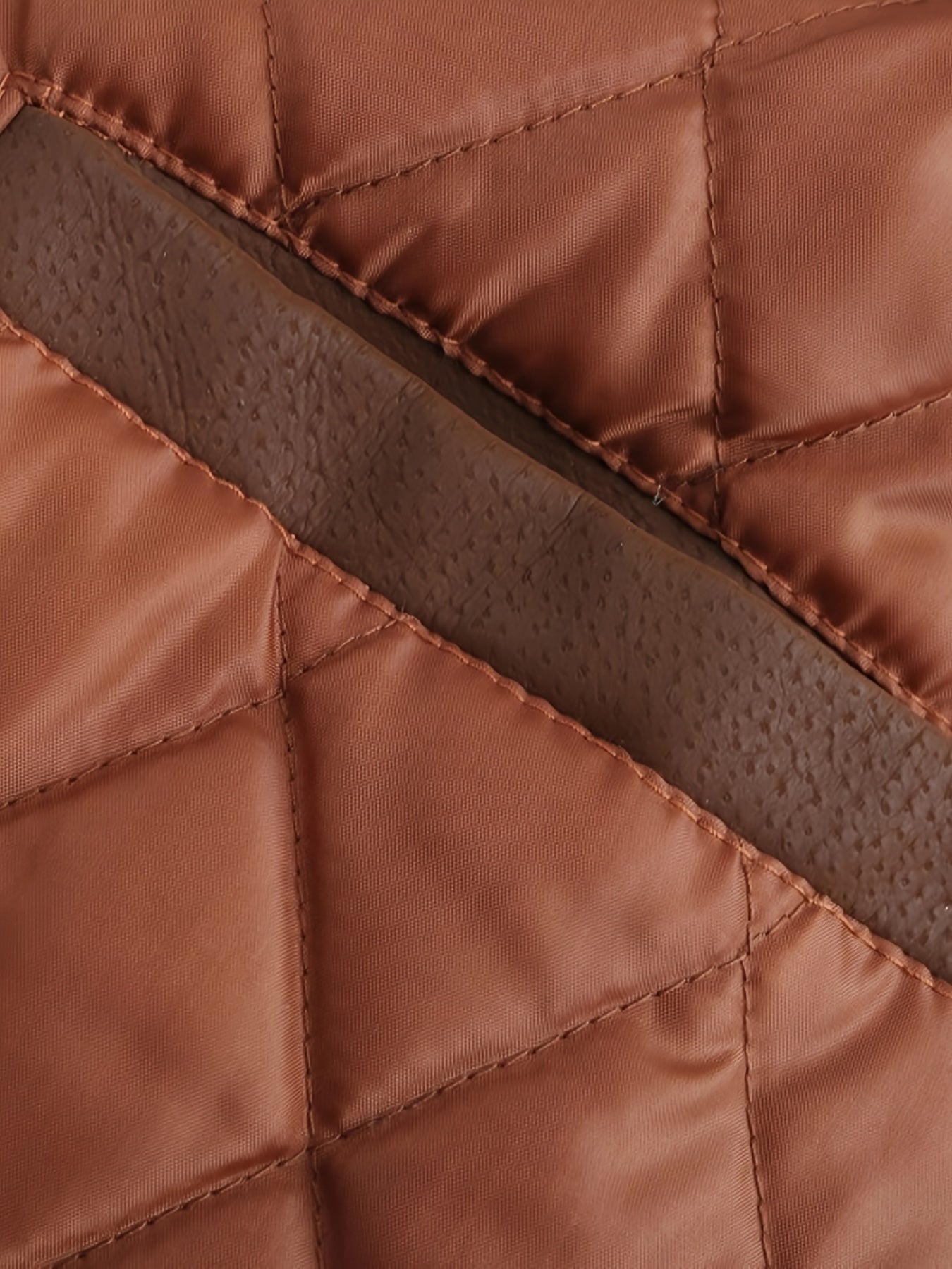 Winter-Lederjacke – winddichte PU-Lederjacke mit Kapuze und gestepptem Innenfutter für Herren-Chaps Herrenmode