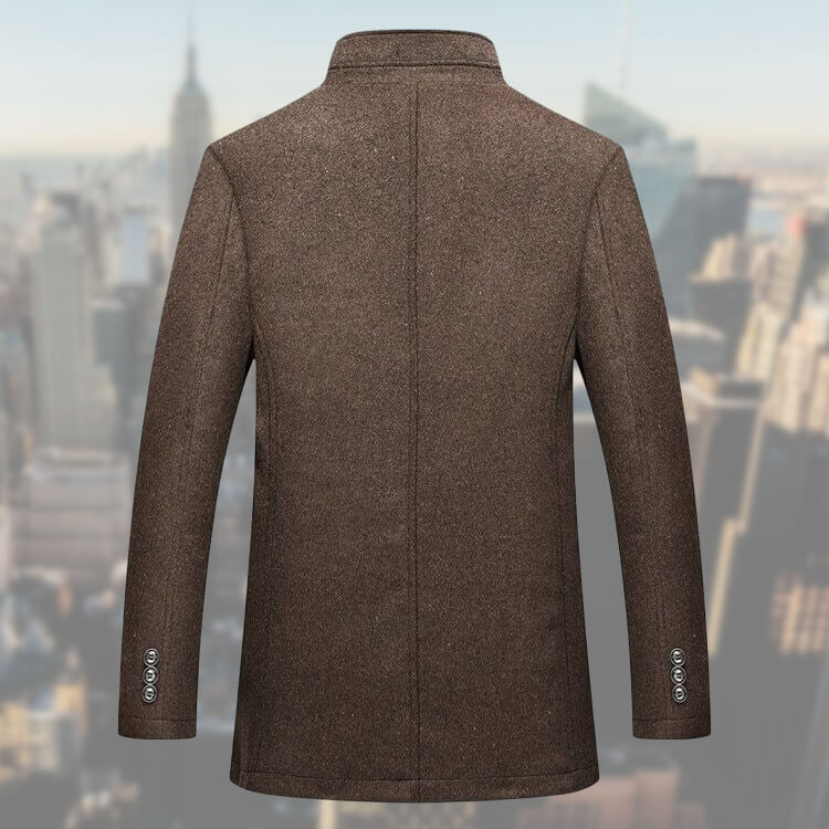 Winterjacke | Mid Lenght | Zip-Up | Wollmantel Herren | Herren Wollmantel-Chaps Herrenmode