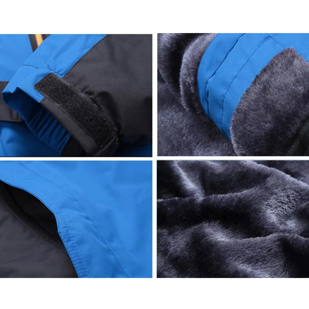 Winterjacke - Wasserdichter Windbreaker mit Kapuze für Männer Outdoorjacke-Chaps Herrenmode