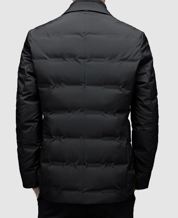 Winterparka-Gefütterte Winterjacke mit Reißverschluss für Herren-Chaps Herrenmode