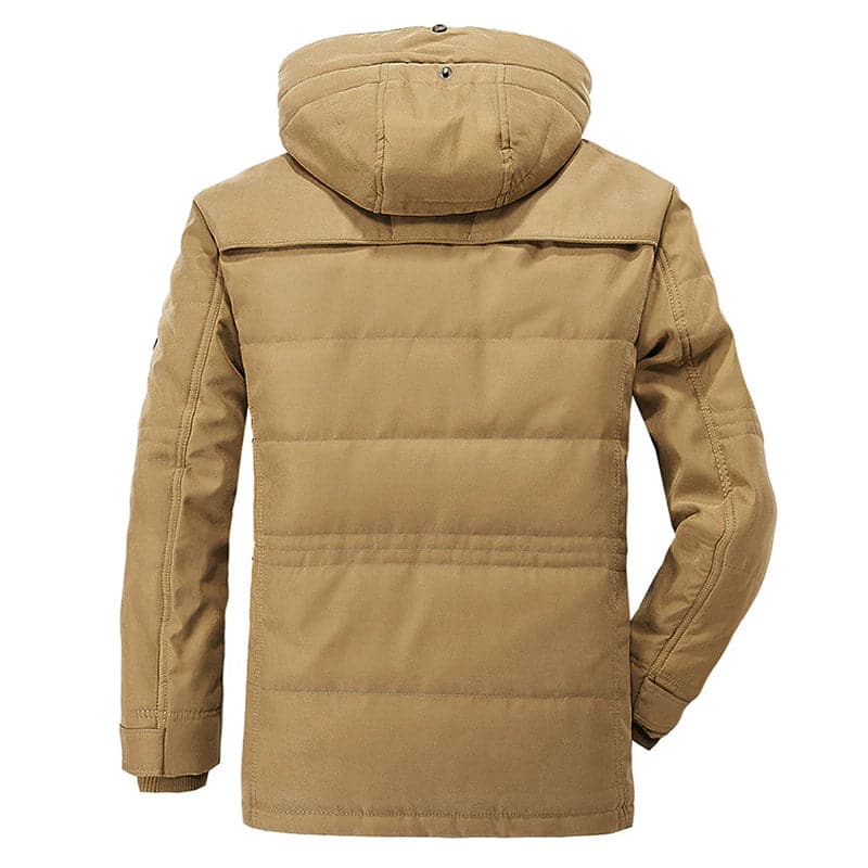 Winterparka | Kapuze | Fleece gefüttert | Schneejacke | Winterjacken für Männer-Chaps Herrenmode