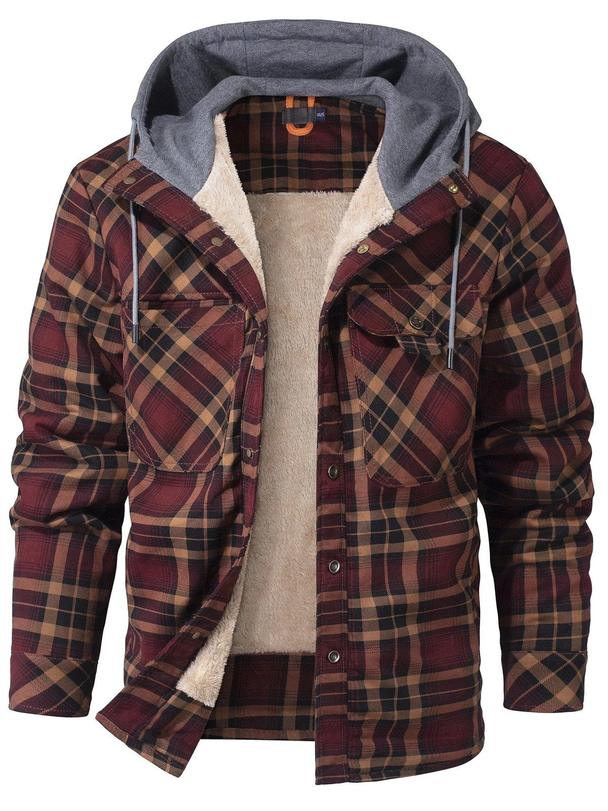Woodland Jacke-Dunkelrot-S-Chaps Herrenmode