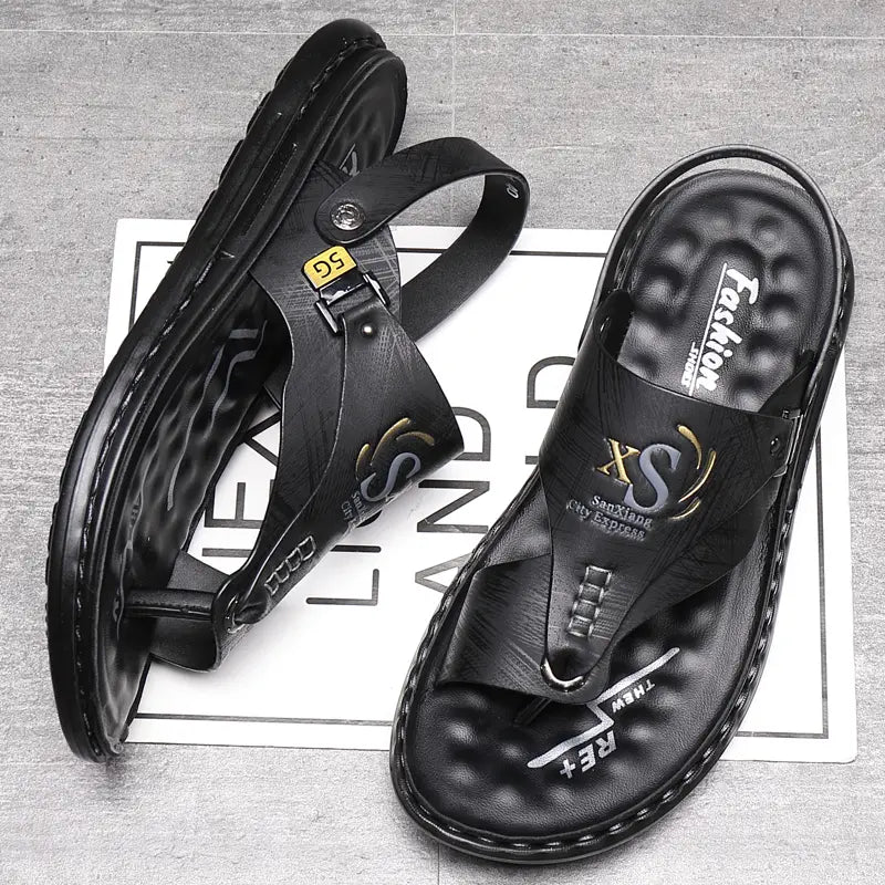 Youssef Sandalen | Bequeme Freizeitpantoffeln für Männer-Chaps Herrenmode