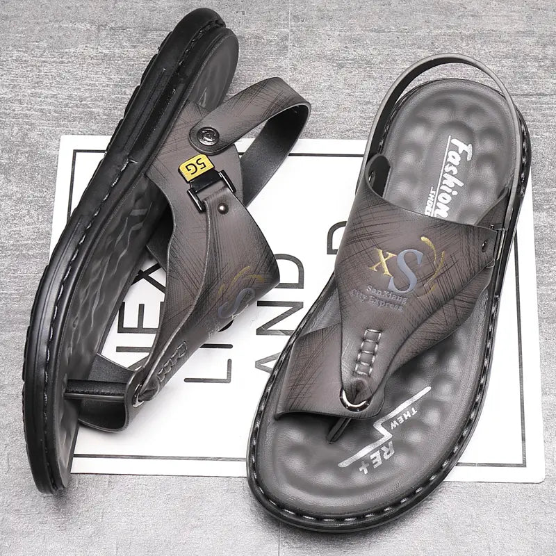 Youssef Sandalen | Bequeme Freizeitpantoffeln für Männer-Chaps Herrenmode