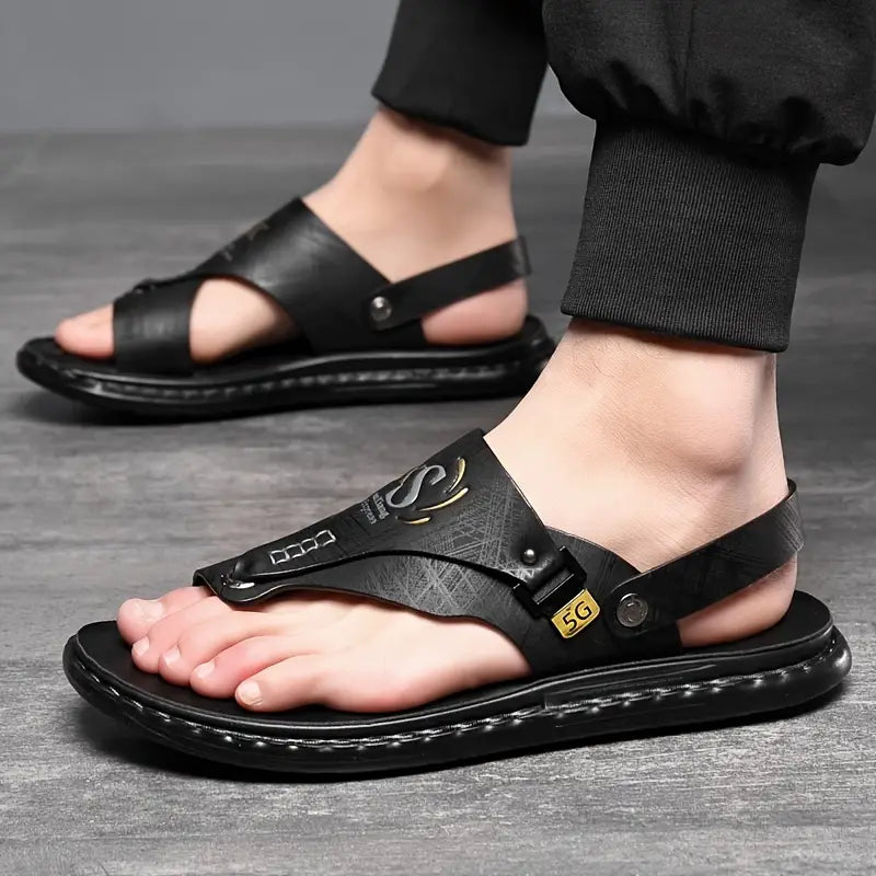 Youssef Sandalen | Bequeme Freizeitpantoffeln für Männer-Chaps Herrenmode