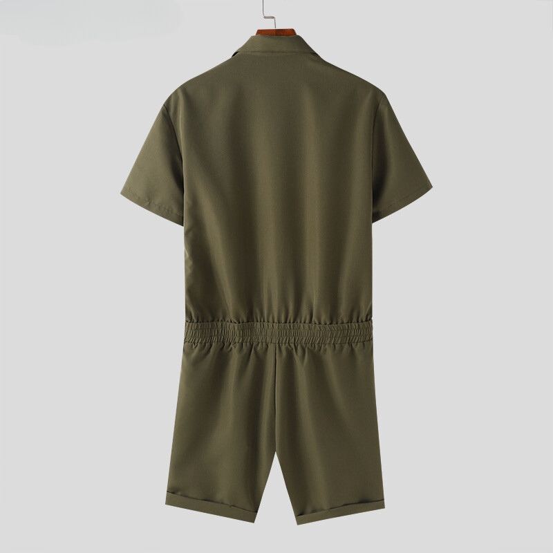 Zweiteiler | Kurzarm | Hemd und Shorts | Set | Sommerkleidung für Herren-Chaps Herrenmode
