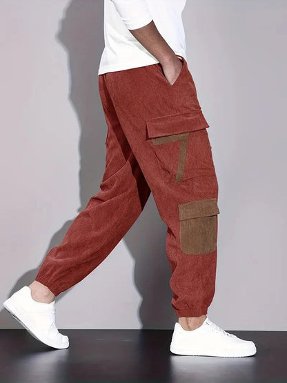Adam Cargohose | Lässige Cordhosen für Männer-Chaps Herrenmode